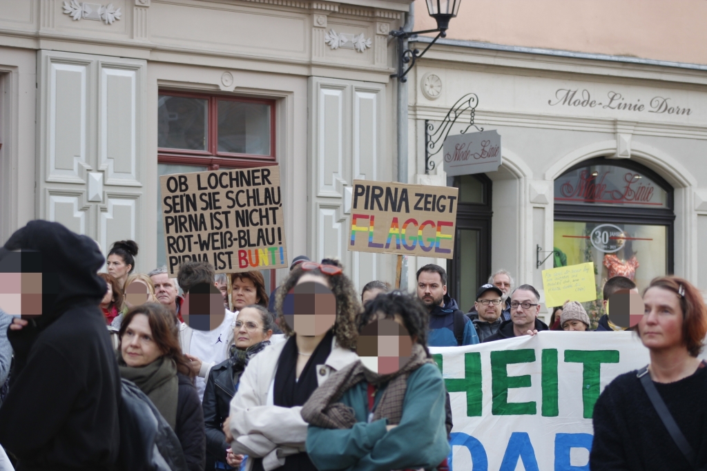 Pirna ist bunt – gegen Deutschlands ersten AfD-Oberbürgermeister